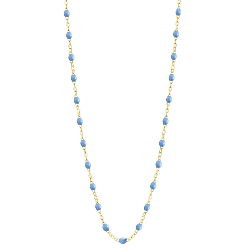 NWOT Gigi Clozeau Classic Gigi Sky necklace, yellow gold, 16.5"